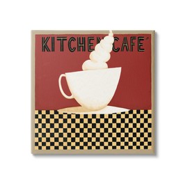 Stupell Industries Kitchen Cafe Vintage Patterned Canvas Wall Art, Design by Dan DiPaolo
