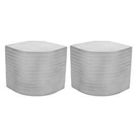 2 Tapas de Esquina para pontón, de Aluminio de Alta Resistencia, para Proteger la Cubierta de un pontón, Ideal para Esquinas Redondeadas de 90 Grados. Altura: 9,5 a 9,8 cm.