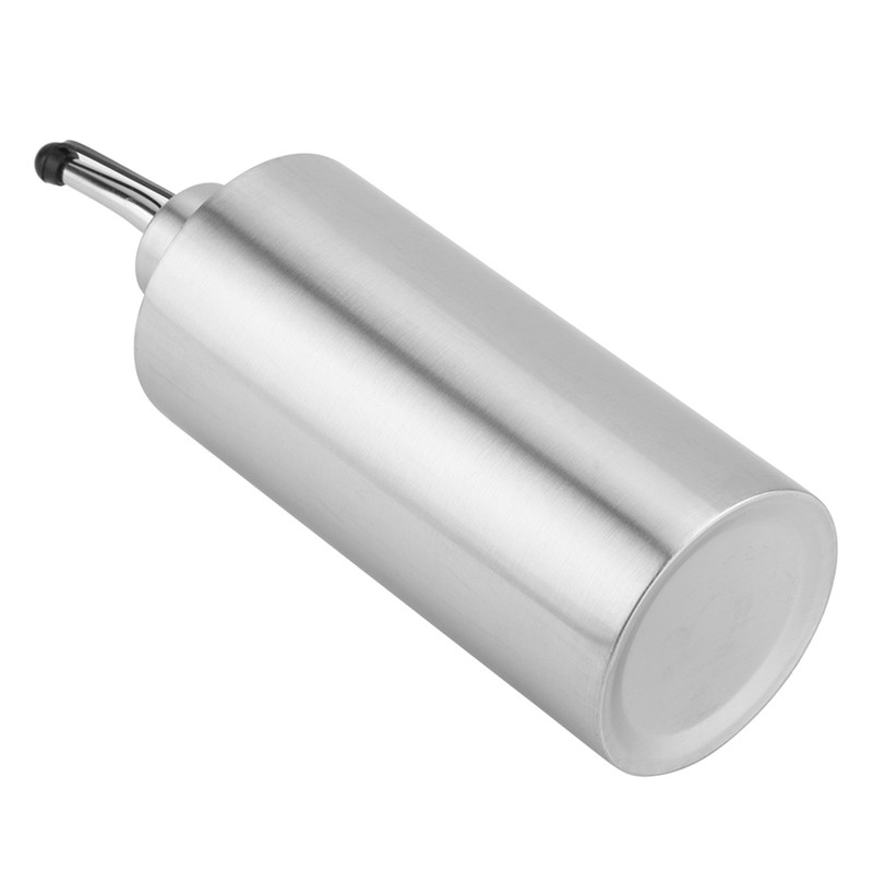 550mL Stainless Steel Oil Bottle Vinegar Sauce Dispenser Container Home