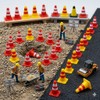 30pcs Mini Traffic Cones – Small Traffic Cones Plastic Mini