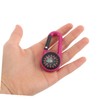 SUPVOX Carabiner Hook Mini Compass Multi-use Pocket Compass for Outdoor