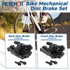 PETCHOR Mechanical Disc Brake Set, 1 Pair Front & Rear