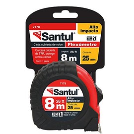 Santul 7178 Flexómetro 8 m, Contra Impacto                                                                                                            