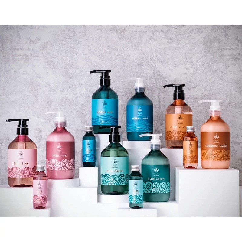 ISM Shampoo & Treatment Set Coconut Amber Refill 13.5 fl