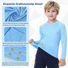 MEETWEE Boy Long/Short Sleeve Rash Vest Guard Kids Swimming Top