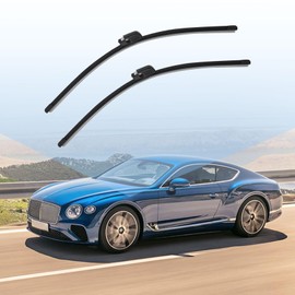 FZJDSD 1 Set Windshield Wiper Blade Compatible with Bentley Continental Gt Gtc & Flying Spur Models from 2004-2018 Replace 3W1955425D 3W1955425A 3W1955425B 3W1955425C
