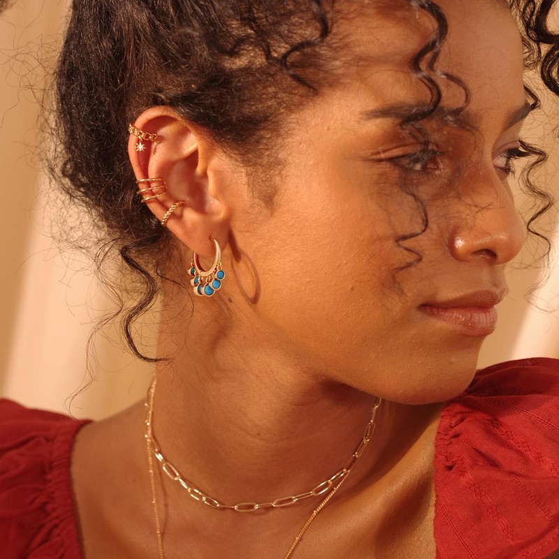 Fettero Women's Earrings, Ring Earrings, Hoop Earrings, Allergy Free, Hypoallergenic