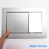 Dual-Flush Actuator Plate Toilet Flush Actuator Plate with Dual ButtonsIn