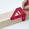 Tiardey 3D Mitre Angle Gauge, Multifunctional, 22.5 to 90 Degree,