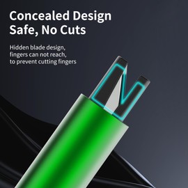 HHXS 2 Pack Window Breaker Seatbelt Cutter Car Window Breaker Safe Hammer Emergency Escape Tool, Glass Breaker Car Escape Tool Life-Saving Emergency Artifact(Blue+Green)