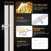Wisada COB Neon LED Strip, AC220-240V 288LEDs/m Super Bright Flexible