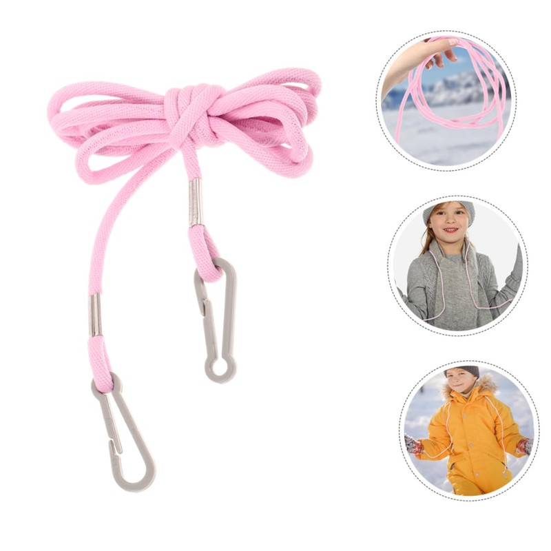 KOMBIUDA 5pcs Mitten Clips for Toddlers Elastic String Holders for