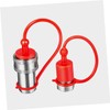 ULTECHNOVO 2 Sets Hydraulic Quick Coupler Dust Caps 1/4 Inch