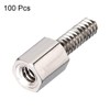 sourcing map 4#-40 5+8mm F/M Brass Hex Standoff Spacer Screws