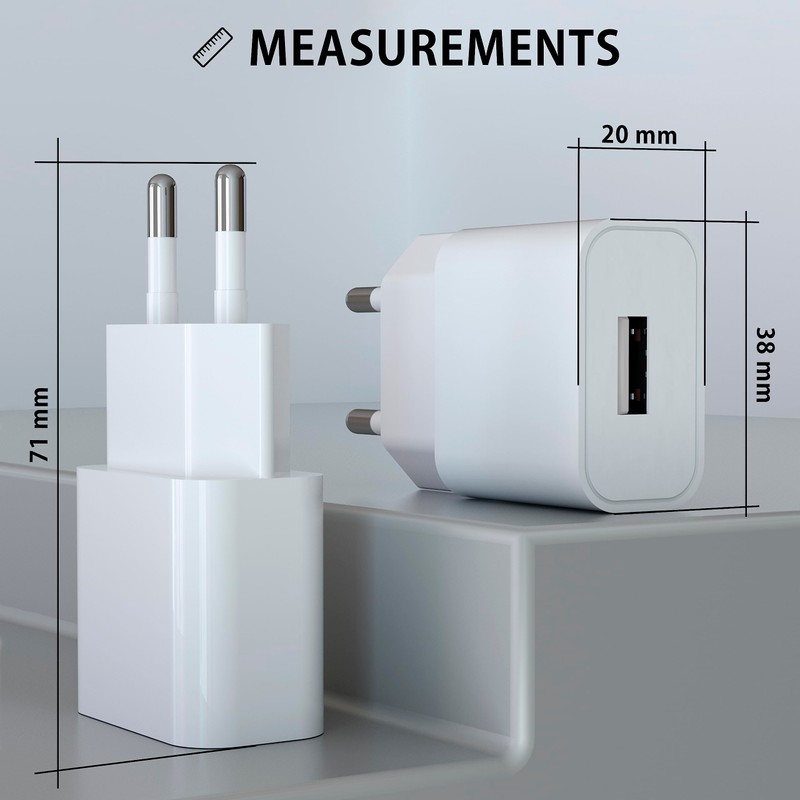 MyGadget Universal USB Charger Adapter (5V / 1A)