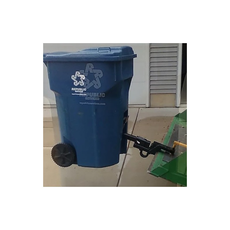IMPACT IMPLEMENTS® ATV/UTV Garbage Can Hauler. Fits any 2" Receiver