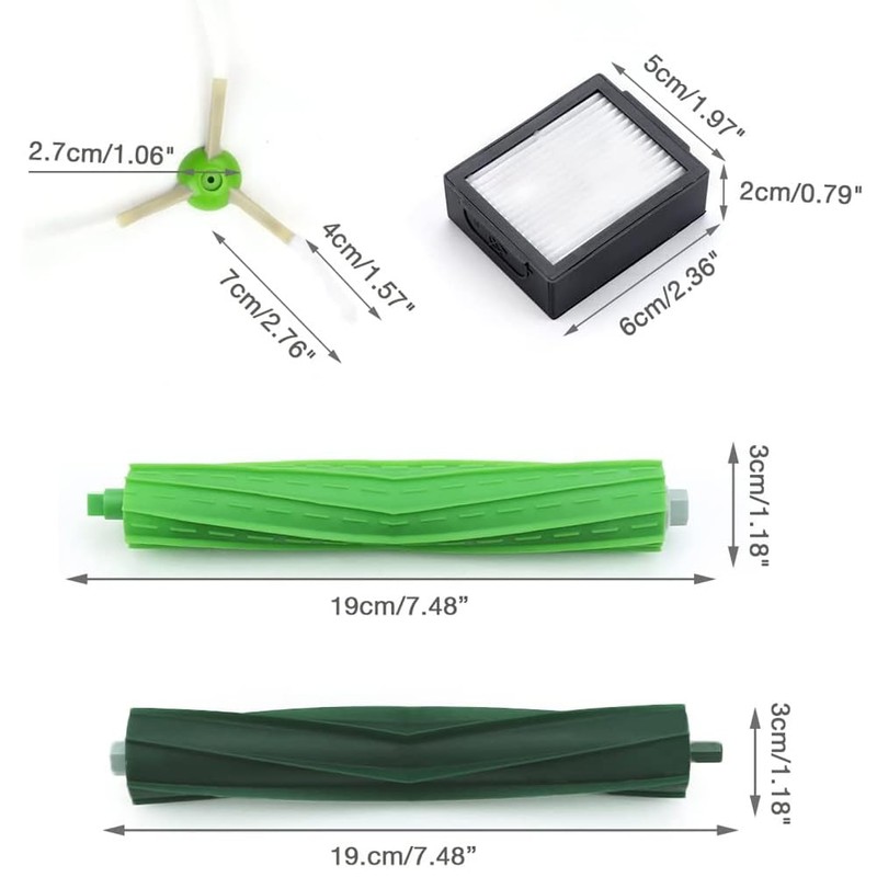 Ytaland Replacement Parts Accessories for iRobot Roomba i3 i7 J7