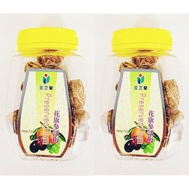 Preserved Plum Snack, With Seed,2.11 oz, Pack of 2 花旗參話梅