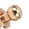 200 Set Chicago Screws 0.3x0.2in Pure Copper Glossy Durable Round