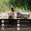 KSEIBI Wood Axe, Small Outdoor Camp Hatchet for Splitting and