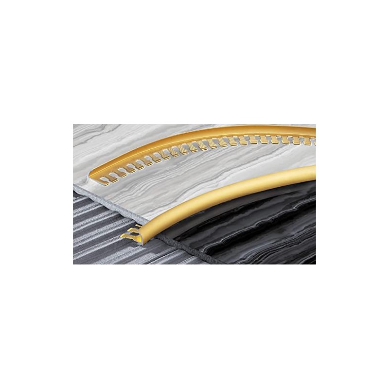 Cezar Bendable Oval Edge Profile for 7/16" Tile, 8-1/6' (98")