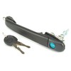 TarosTrade 59-0702-L-39775 Door Handle Front Outer With Cylinder And Key