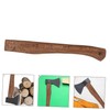 WOONEKY Camp Axe Handle Replacement 37cm Wooden Hatchet Handle Durable
