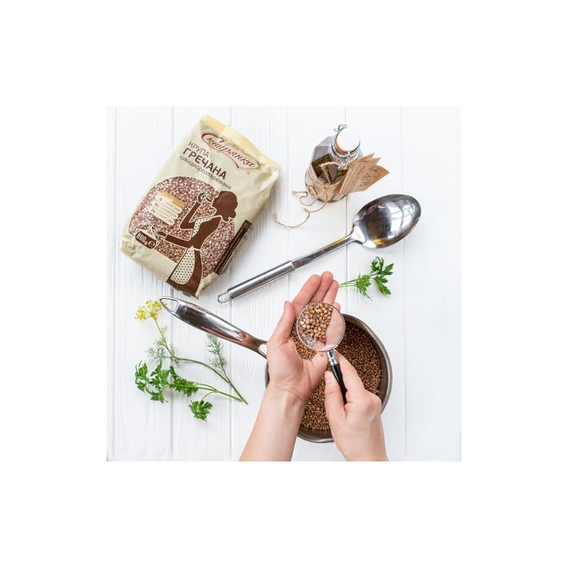 Skvira Buckwheat Groats Roasted Kasha GMO Free 1.76 Lb /