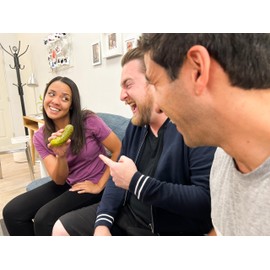 DR DINGUS Screaming Pickle - Original Goat Scream - Best Talking Noise Gag Gift for Kids and Adults - Funny Office Prank