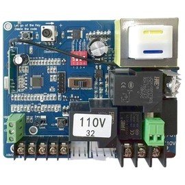 Control Board ONLY for Blütezeit AC 110V Sliding Gate Openers, Replacement AC PCB Circuit Mother Board (24-bit/32-bit) for Electric Automatic Slide Gate Motor (Confirm Version Before Purchase)