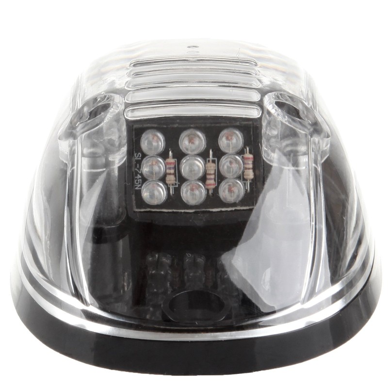OCPTY 5x Amber LED Cab Clearance Lights Smoked Cab Roof