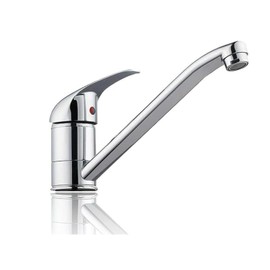 HENGBIRD Kitchen Tap Chrome Sink Taps Kitchen 360° Swivel Chrome-Plated Single Lever Kitchen Tap for Single and Double Sinks Cold and Hot Settings Kitchen Suitable for Kitchen, Bathroom