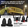 ESMING 2PCS 60/40 High Back Bench Seat Cover for Ford