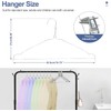 SPECILITE Metal Wire Hangers 100 Pack, Bulk for Commercial and