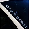 Why so serious? Joker Windshield Sticker Rear Windshield Car Windscreen