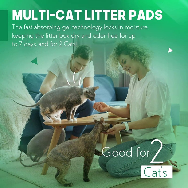 Breeze PETSWORLD Multi Cat Pad Refills for Tidy Cats Breeze