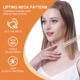 Neck Lifting Tapes, Neck Rescue Instant Correcting Strips Invisible Anti-Wrinkles Neck Patch, Newest Neck Lift Stickers Lifting & Firming Neck Skin(4pcs neck bands, 20pcs replacement tapes)