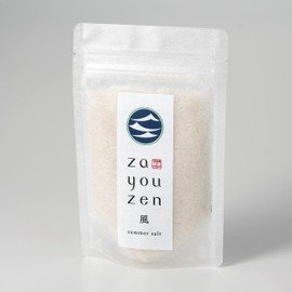 Zayuzen za you zen Four Seasons Salt, 4.9 oz (140 g) (Summer Salt - Wind-), Natural Salt, 4 Types to Choose According to Your Ingredients and Preferences, Yamaguchi Prefecture, Yuya Bay, Mineral,
