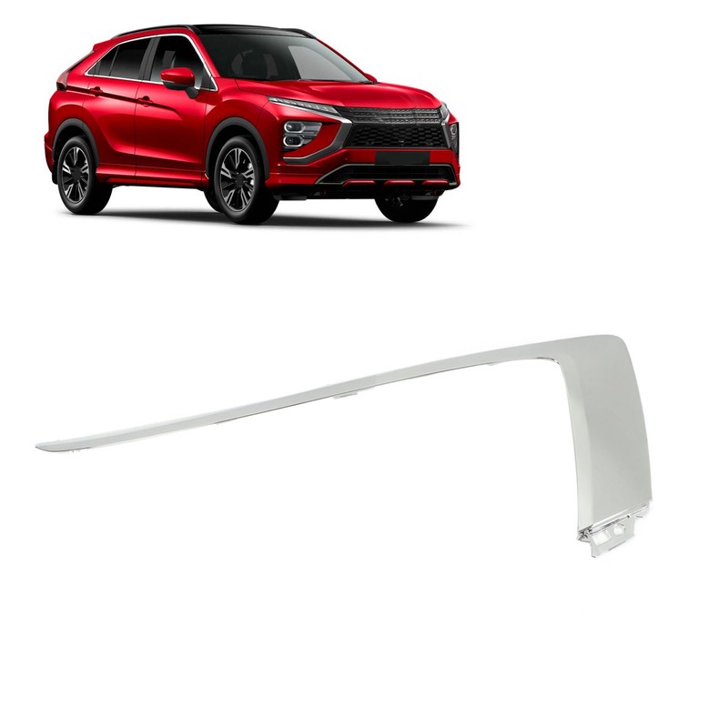 Front Bumper Upper Chrome Trim Stylish Replacement for Mitsubishi Eclipse