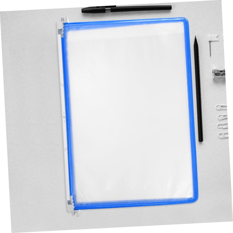 Operitacx Clear Wall File Holder Page Flip Document Display Rack