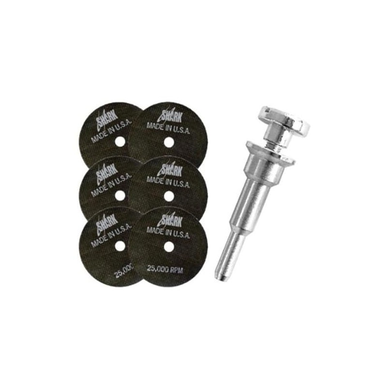 Shark Industries USA PN-12730 Die Grinder Cut-Off Wheel and Mandrel