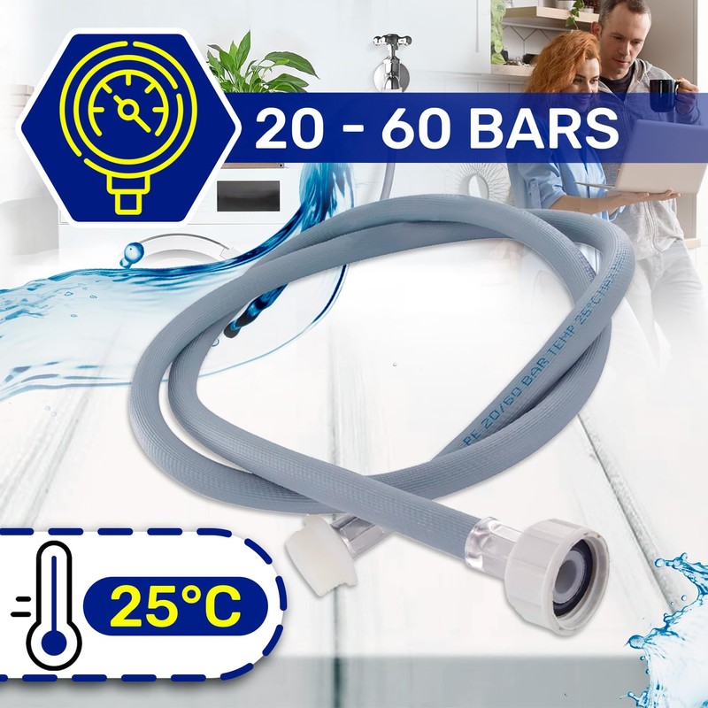 Inlet Hose Washing Machine and Dishwasher 5 m 25°C from
