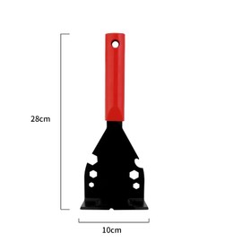 Twilight Garage Trim Puller Pry Bar, Multi-Tool Heavy Duty Trim Puller Moulding Removal Tool for Removing Wood Floor, Baseboard, Door Casings, Tiles, Nail Pullin (Red)