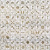 100 PCS Flower Stencils for Painting Stencils for Crafts Reusable