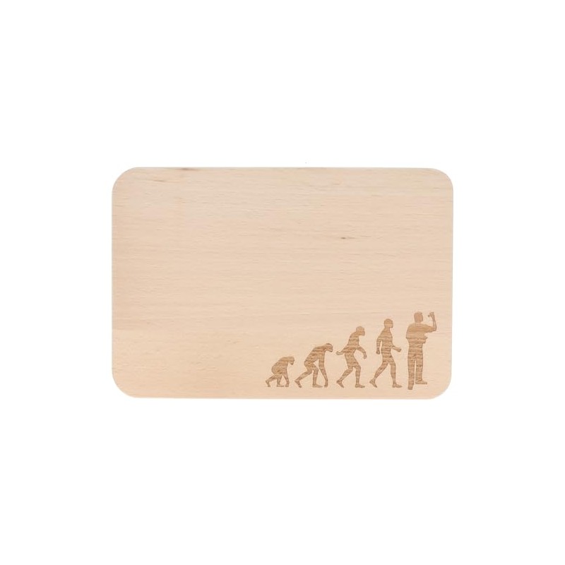 Spruchreif Breakfast Board Dart | Bread Board with Engraving |
