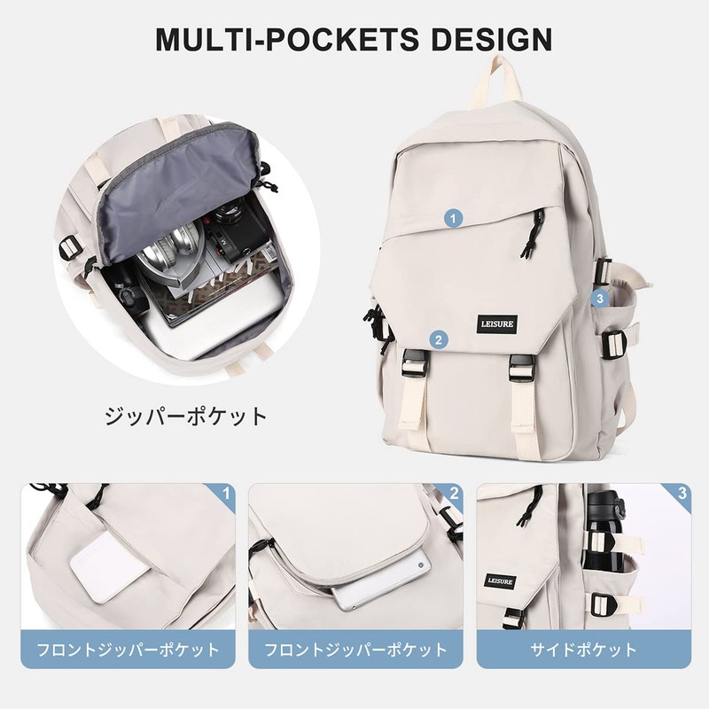 SEAFEW Women's Backpack, Large Capacity, Town Backpack, Bag, Business Backpack,