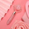Rose Quartz Face Roller Massager Skin Tightening Lifting AntiWrinkle Facial