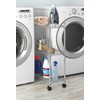 Whitmor Supreme Laundry Cart and Versatile Storage Solution - Chrome