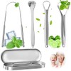 TOPOST Limpiador Raspador de Lengua, Tongue Scraper con Estuche