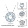 ZhenCai Pendant Necklace for Women S925 Sterling Silver Real Genuine